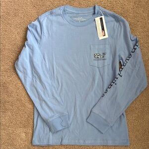 Vineyard Vines Blue Long Sleeve Tee